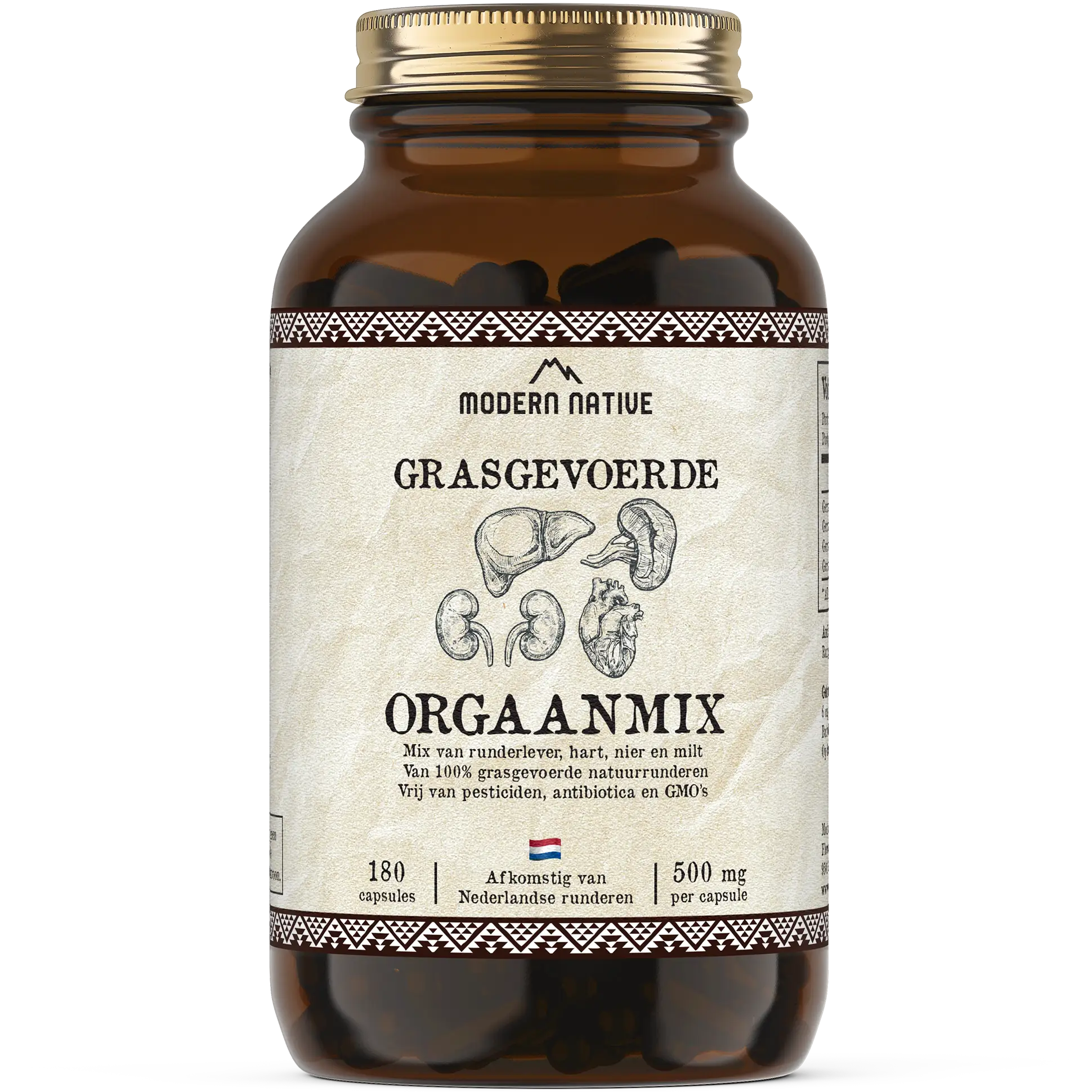 Grasgevoerd orgaanmix supplement