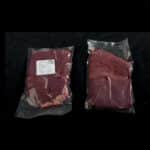 Grasgevoerd natuurvlees vacuüm verpakt